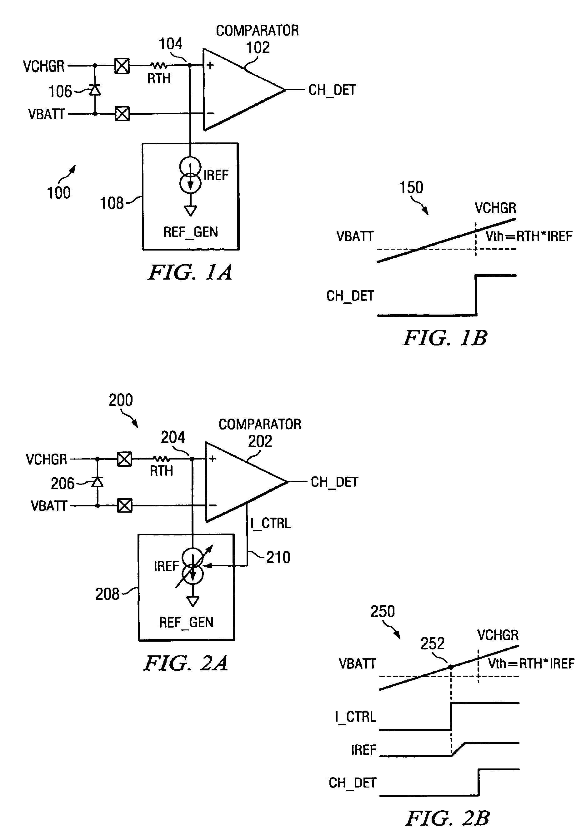 Detection circuit having an adaptive threshold