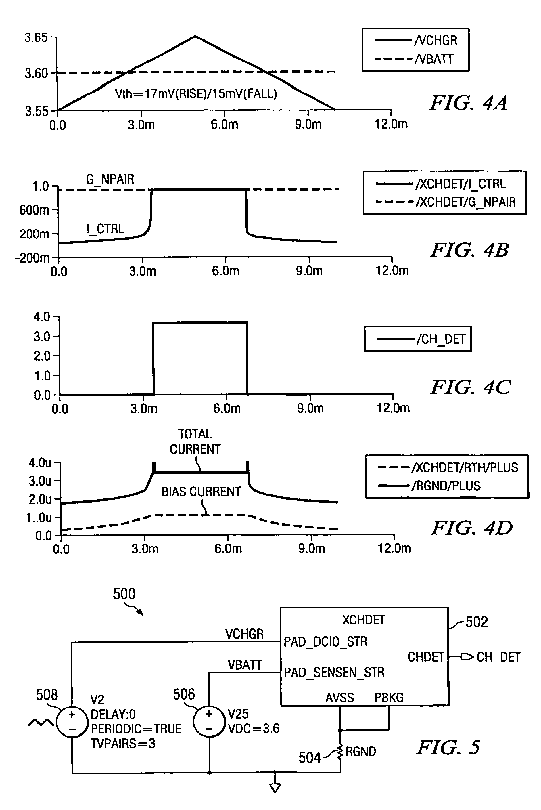 Detection circuit having an adaptive threshold