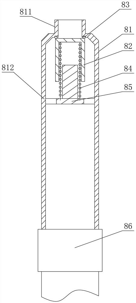 Vertical anti-backflow mesh atomization device