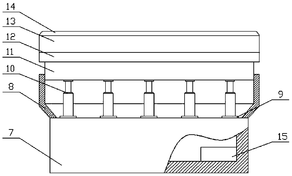 Plastic luggage trimming positioning device