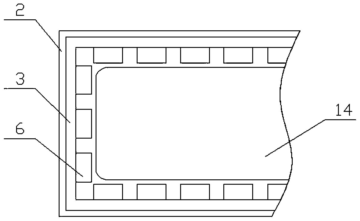 Plastic luggage trimming positioning device