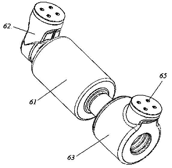 Solid-sealed pole monopole assembly assembly tooling and solid-sealed pole casting method