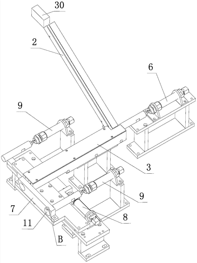 Rotor automatic feeding device of inserting machine