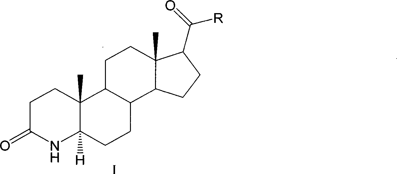 Method for preparing 3-carbonyl-4-aza-5alpha-androstanes