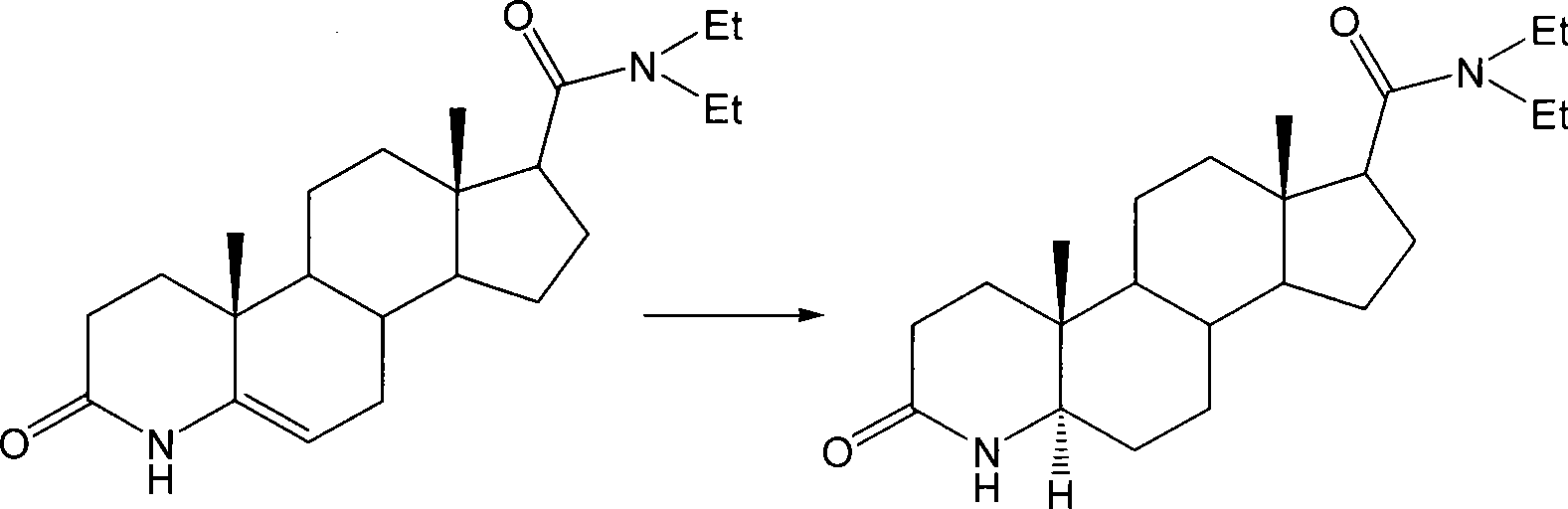 Method for preparing 3-carbonyl-4-aza-5alpha-androstanes