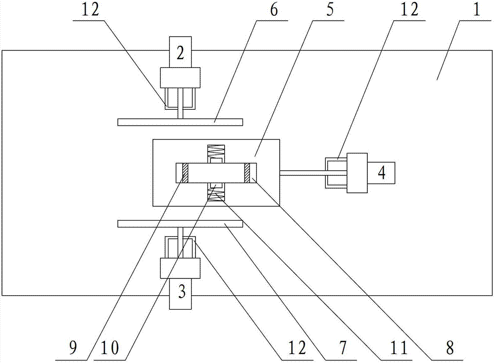 Equipment for clamping feeding of bearing bush