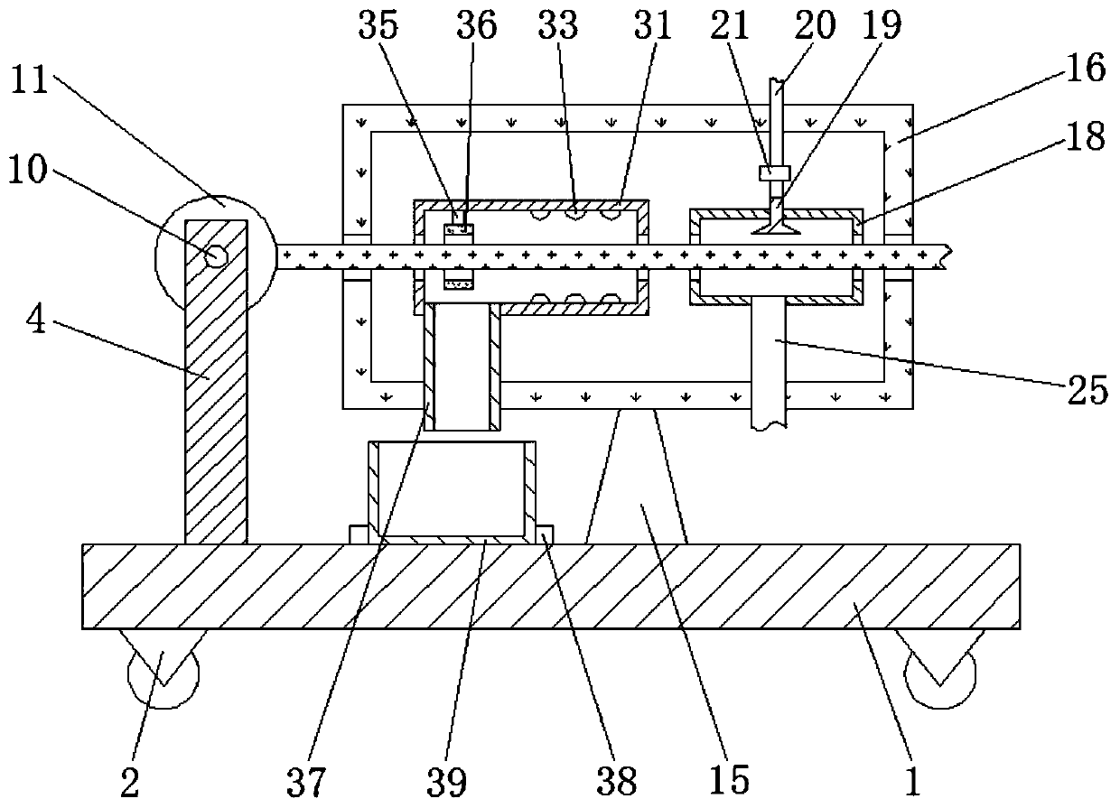 An easy-to-clean waste cable recovery device for electric power engineering