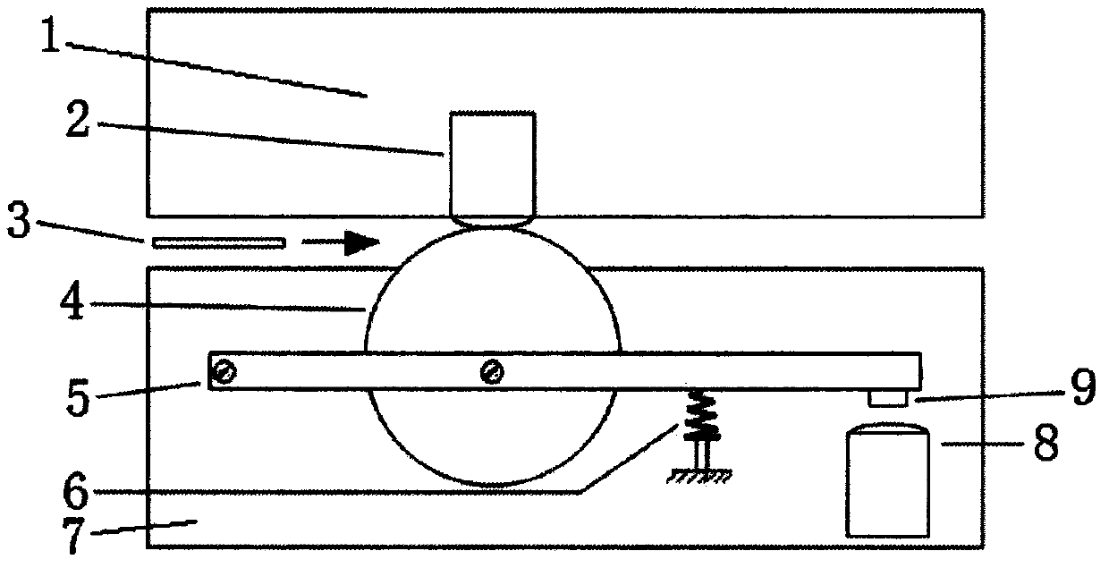 Compound type safety line anti-counterfeiting detection device and method