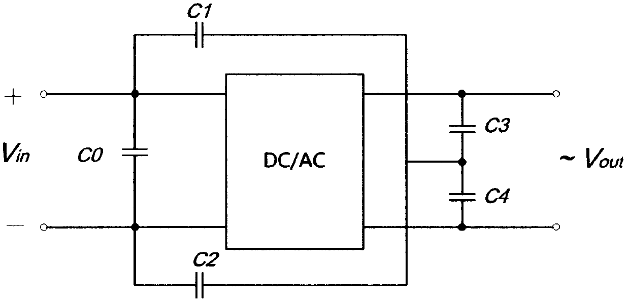 Inverter common-mode interference suppression circuit