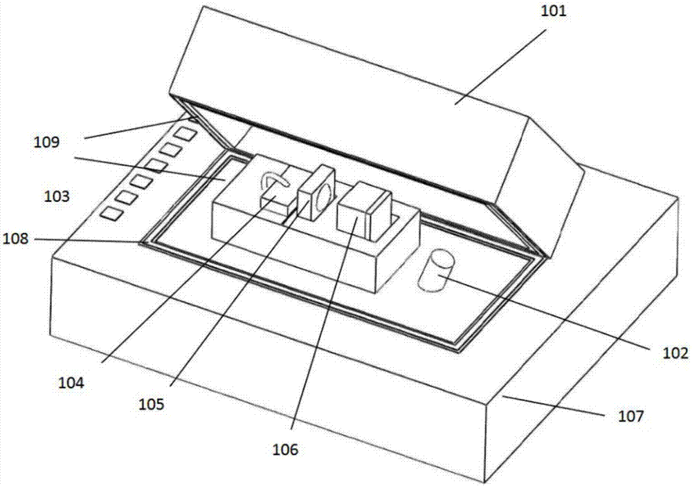 A light source packaging structure and its positioning and coupling method