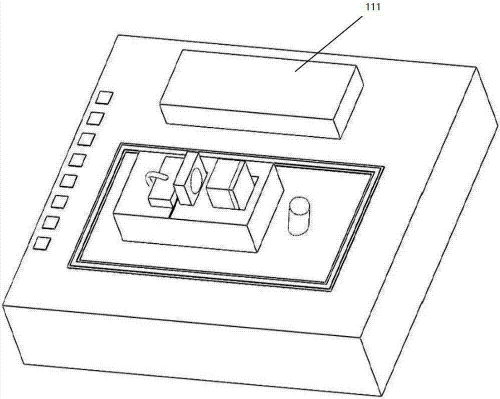 A light source packaging structure and its positioning and coupling method