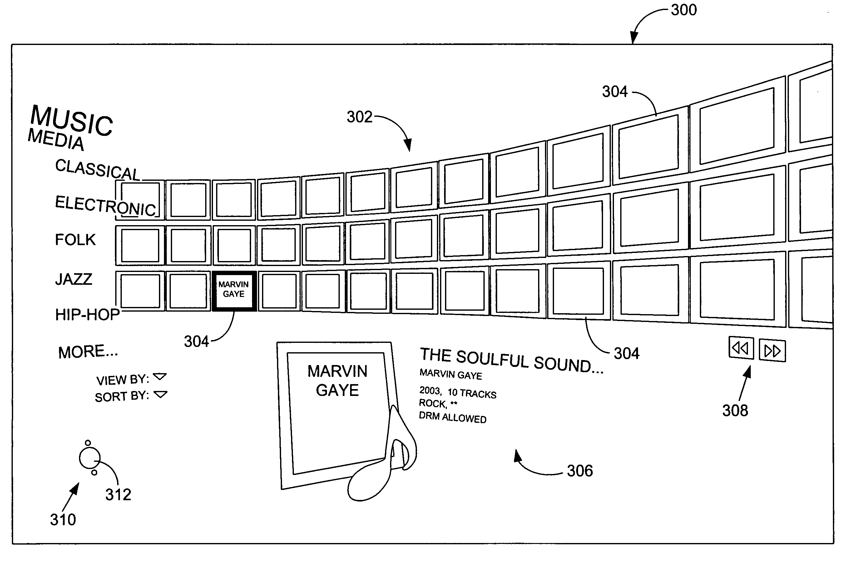 User control for dynamically adjusting the scope of a data set