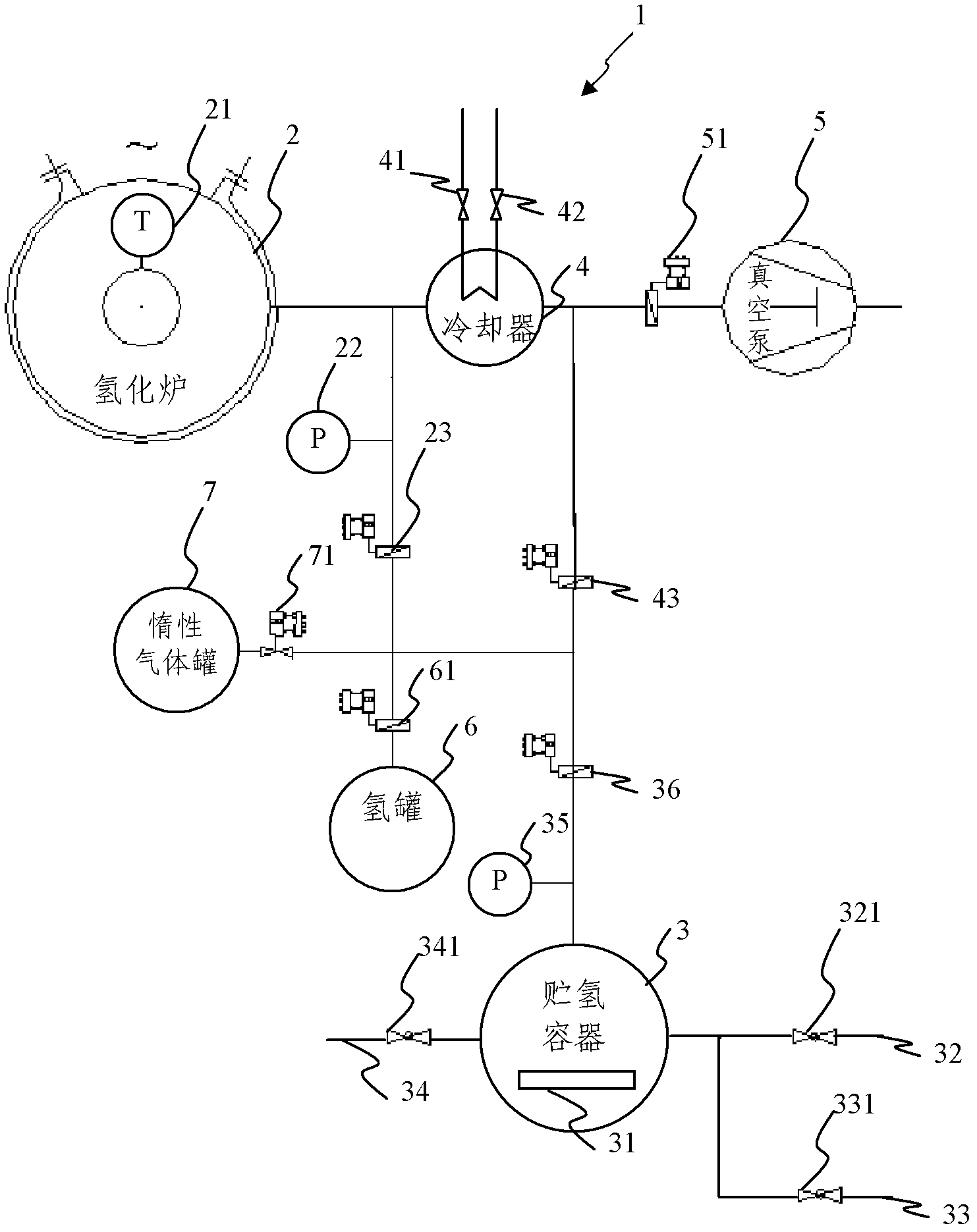Hydrogen circulating system and hydrogen circulating method
