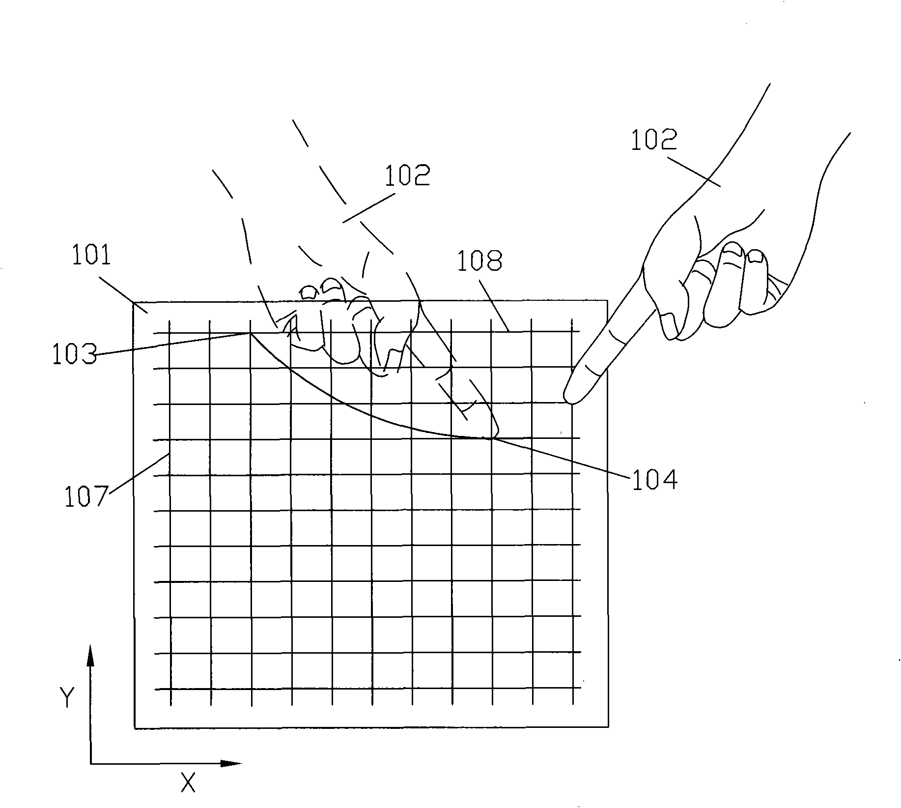 Touch-control sliding method