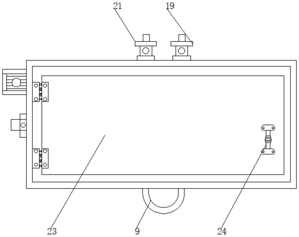 Air-air cooling system for wind power generator