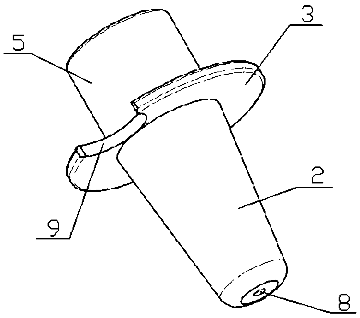 Dental pad with anti-splashing function