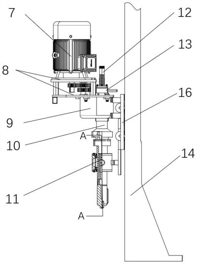 Laser-assisted mechanical rock breaking test device