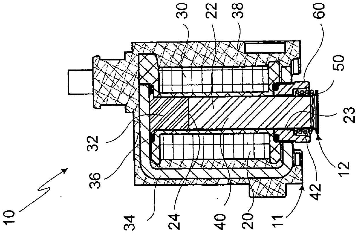 Electromagnet component and manufacturing method thereof