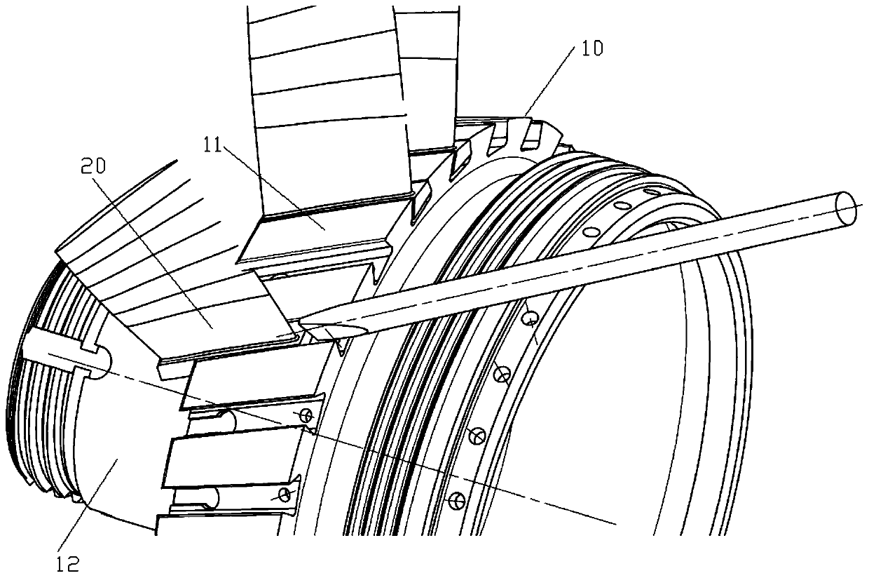 Blade decomposition device