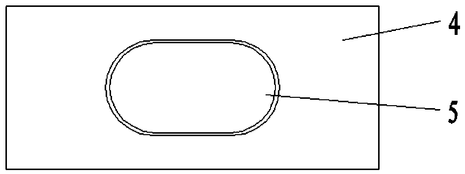 Punching die for camshaft bushing