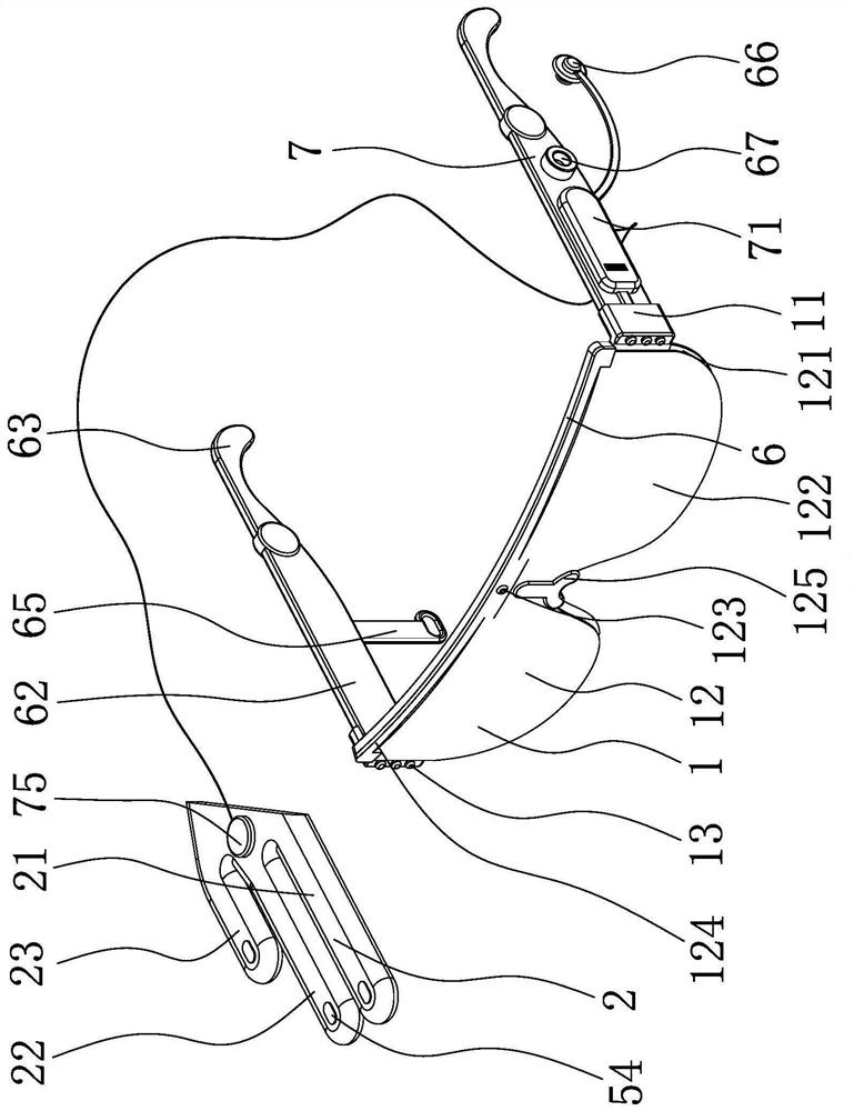 Portable vein-visible puncture mobile device based on AI intelligence and use method