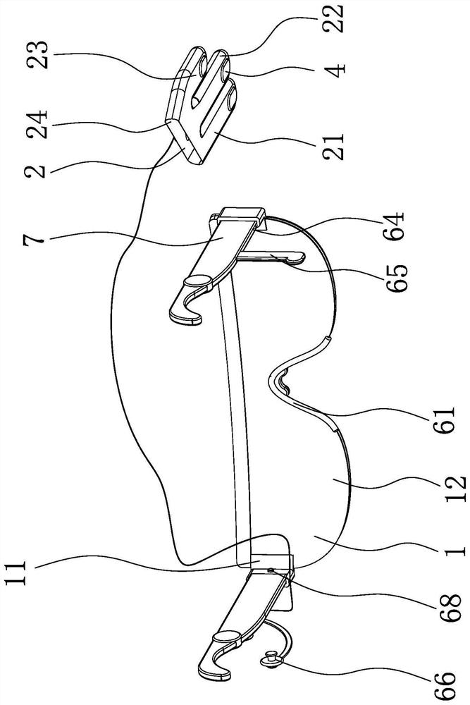 Portable vein-visible puncture mobile device based on AI intelligence and use method