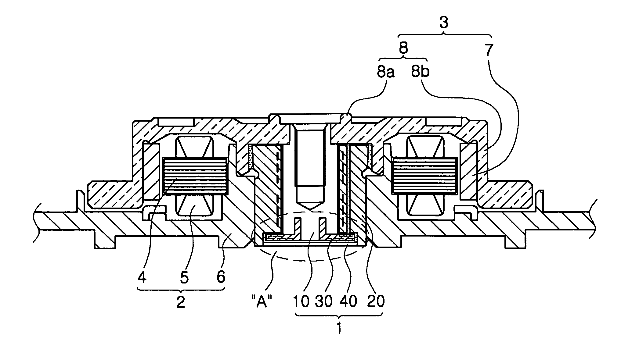 Hydrodynamic bearing assembly and motor including the same