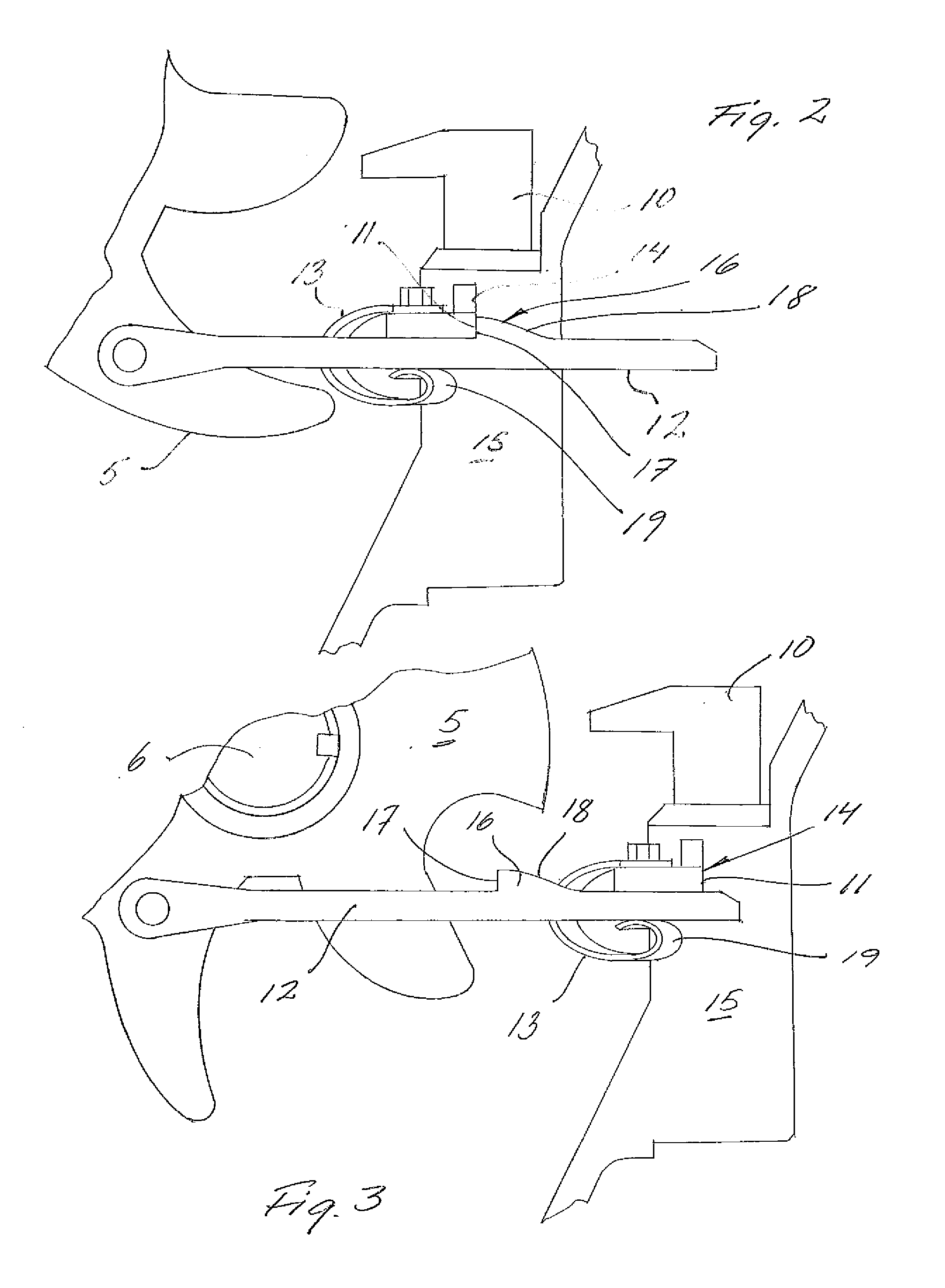 Mechanical coupling in a draftgear