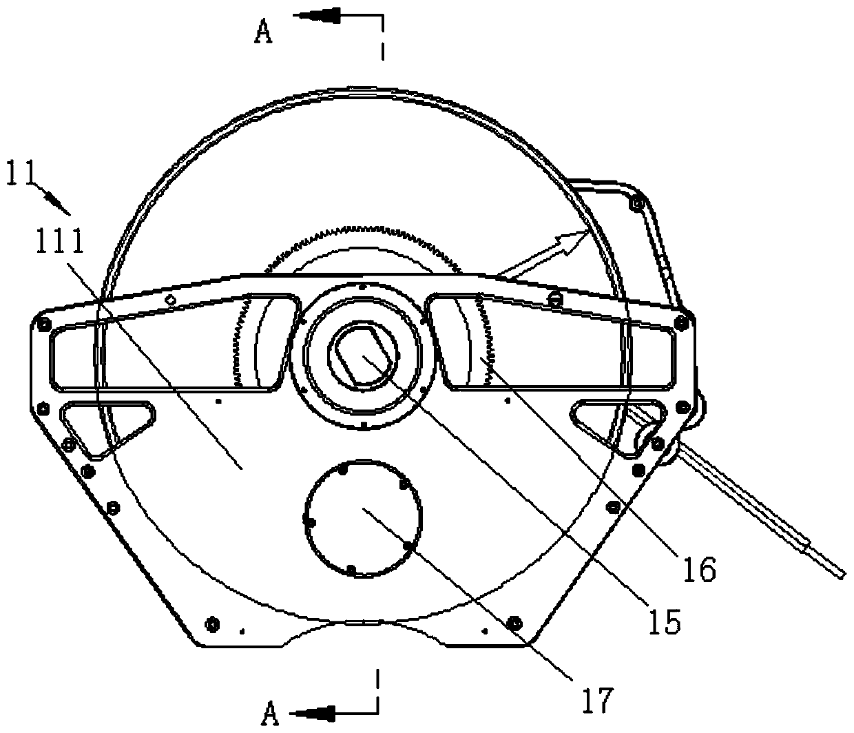 CCTV video inspection device for voltage stabilizer of nuclear power station