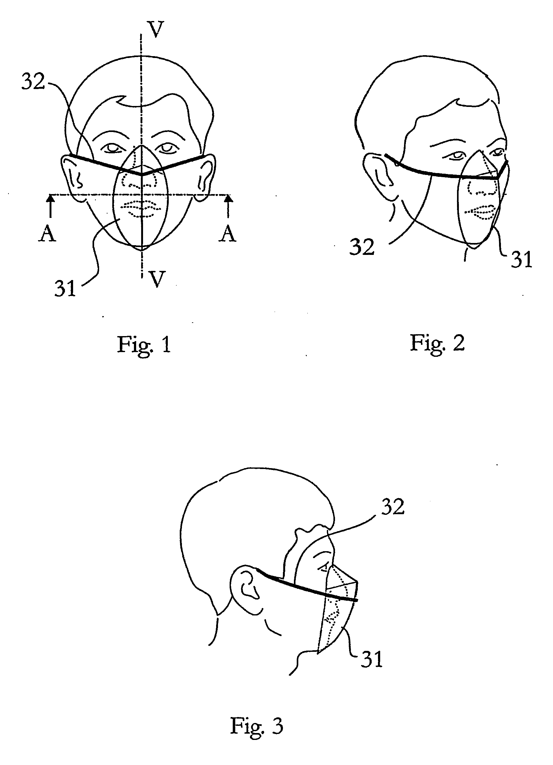 Flat-foldable face-mask and process of making same