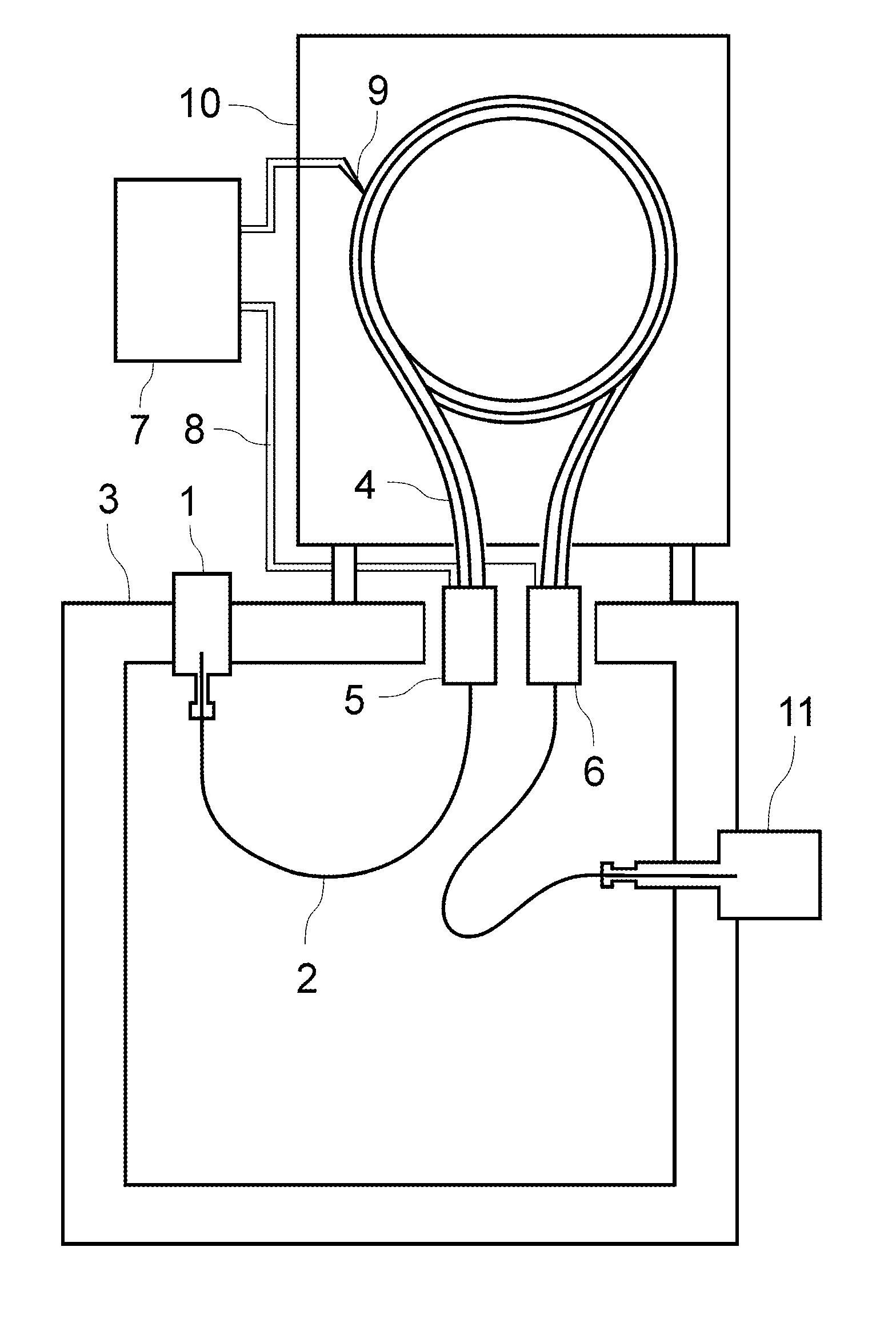 Fast gas chromatograph method and device for analyzing a sample