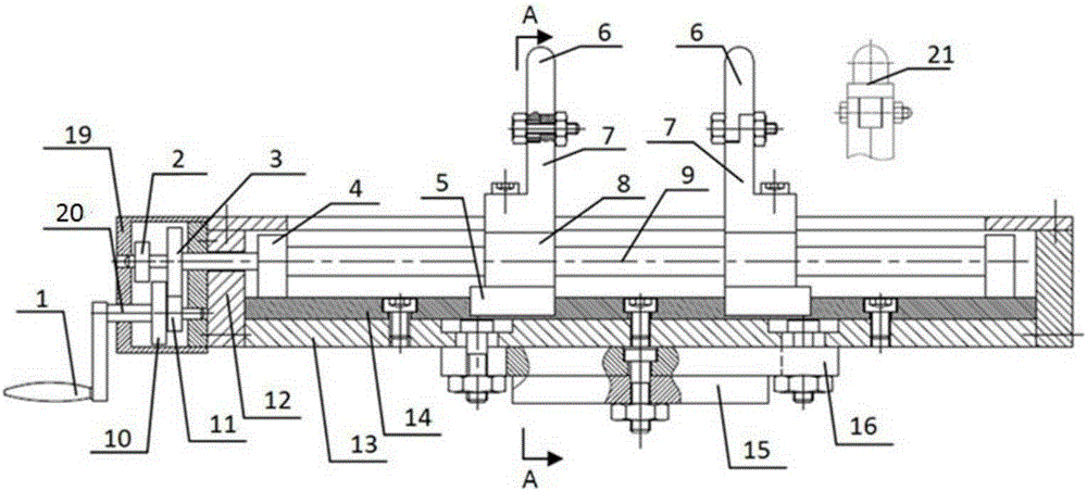 Universal fixture for three- and four-point bending performance testing of a material