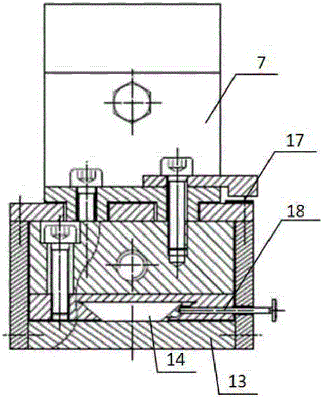 Universal fixture for three- and four-point bending performance testing of a material