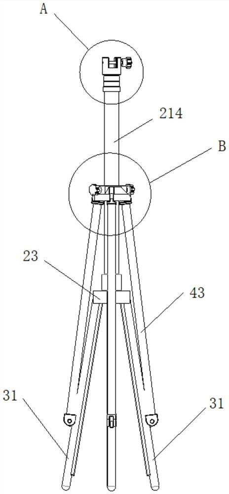 Lead support frame