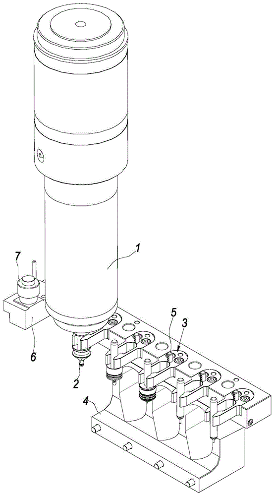 Ultra-high-speed motorized spindle automatic tool changer