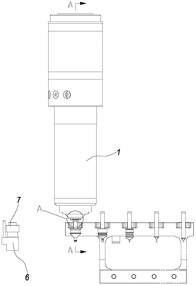 Ultra-high-speed motorized spindle automatic tool changer