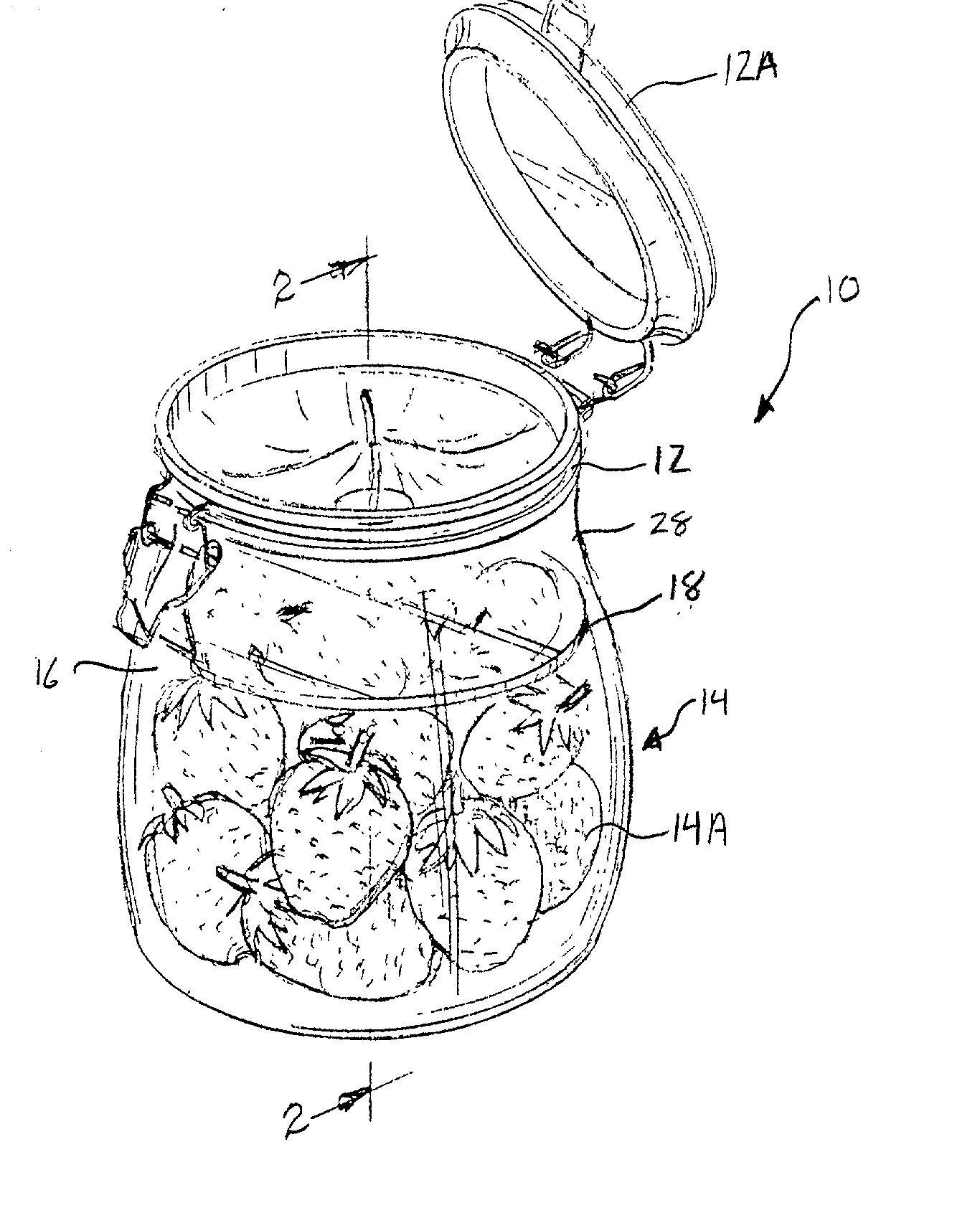 Candle having a fruit preserve appearance and method therefor