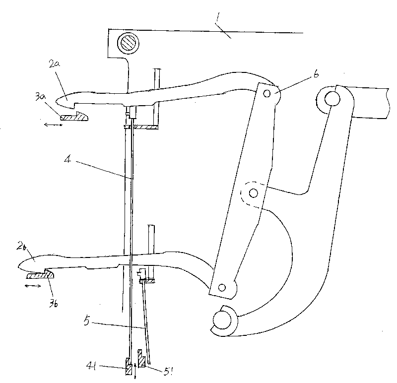 Draw hook rapid resetting mechanism for negative dobby shedding device