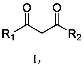 Synthesis method of polycyclic disubstituted 1,3-propanedione compound