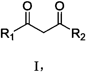 Synthesis method of polycyclic disubstituted 1,3-propanedione compound