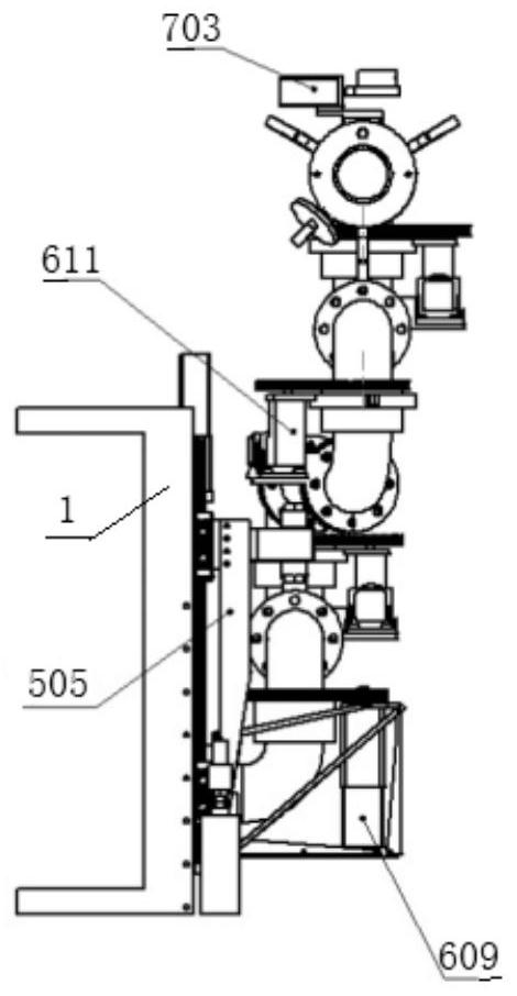 Automatic filling robot structure of carrier rocket