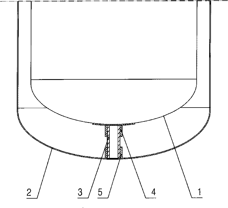Supporting device of inner container in low-temperature storage tank
