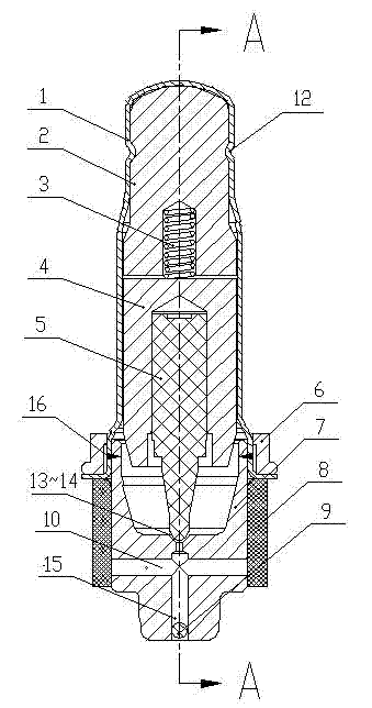 Linear electromagnetic normally-closed valve of automobile braking system