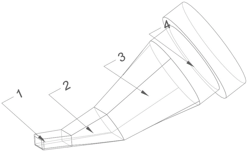 A high heat transmission soldering iron tip suitable for soldering in small spaces