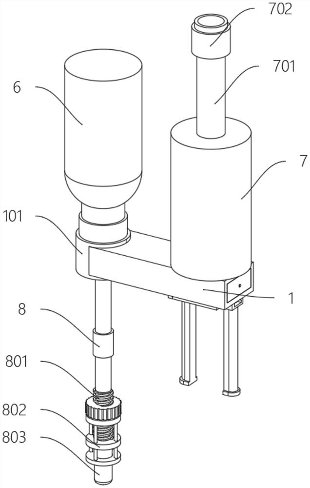 Convenient-to-use milk injector for neonatology department