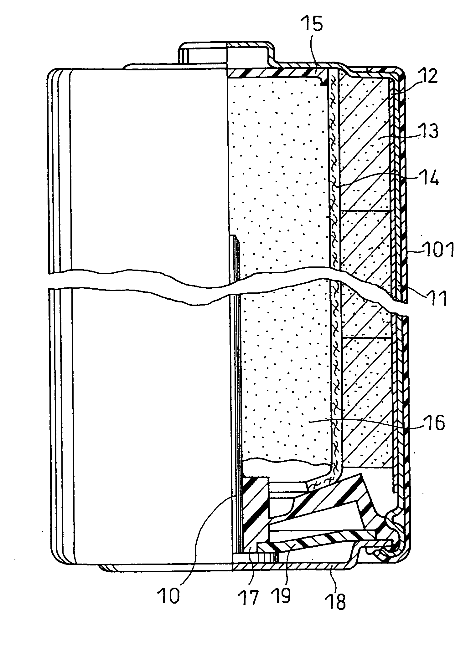 Alkaline battery and method for producing the same