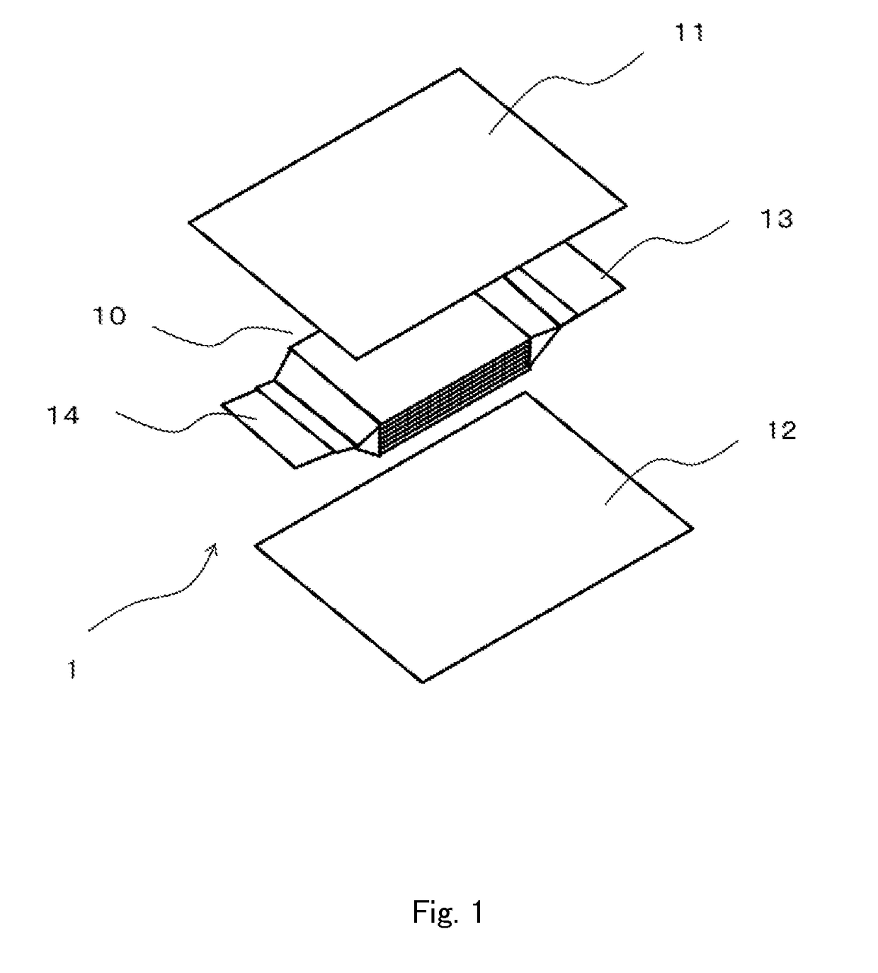 Separator, electrode element, electric energy storage device and method for producing separator