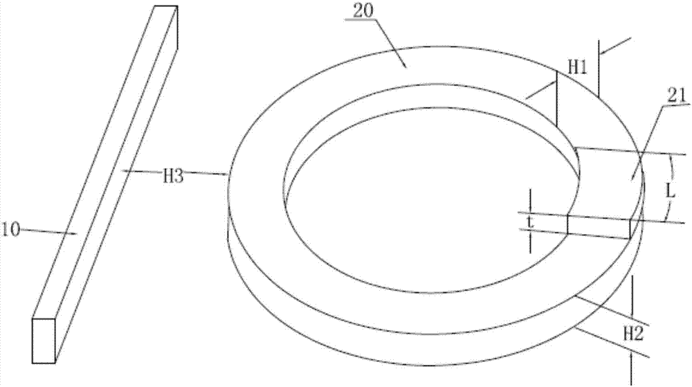 Annular resonator capable of accurately regulating resonant frequency
