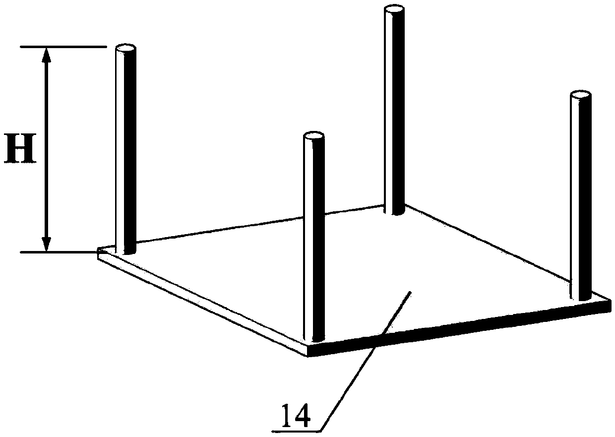 Water-permeable pavement structure based on construction waste smashing material and laying method of structure