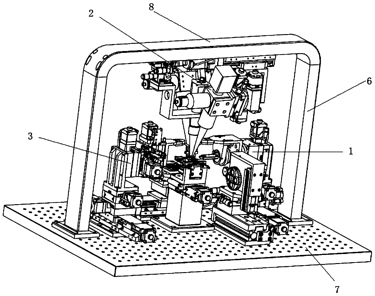 A Butterfly Semiconductor Laser Automatic Coupling and Packaging Equipment